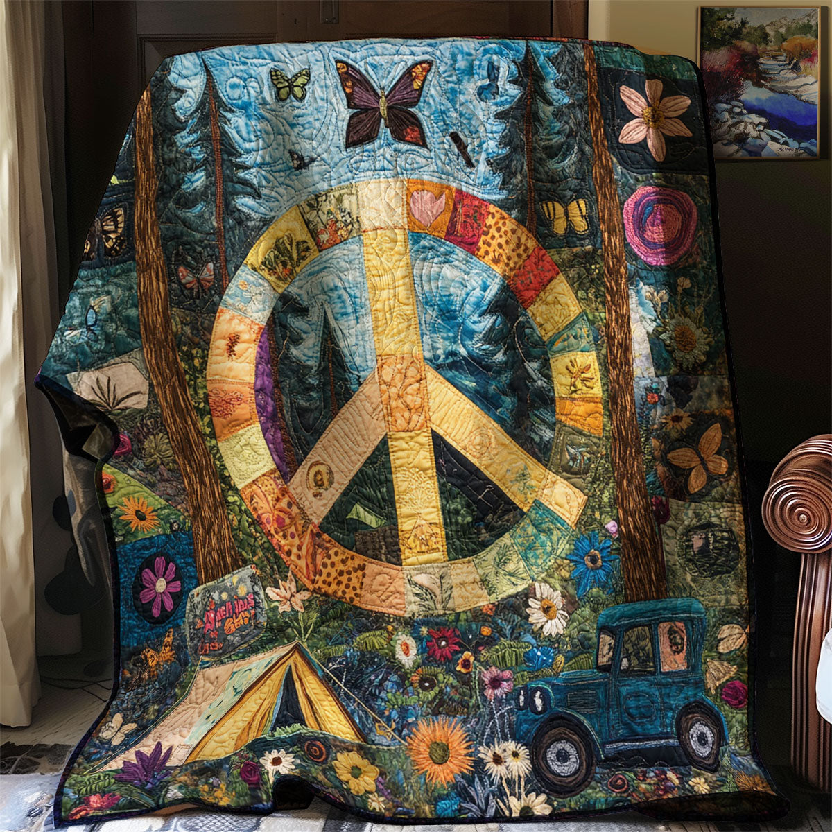 Camping WJ0703015CL Quilt Blanket