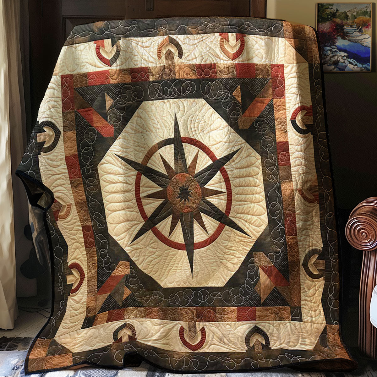 Cowboy Star WJ1107003CL Quilt Blanket