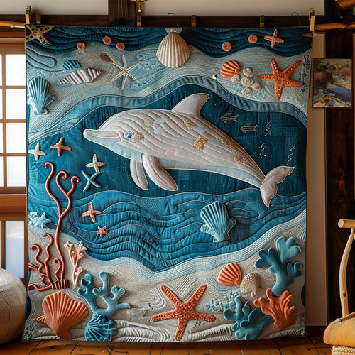 Dolphin Dreams WJ0702002CL Quilt Blanket