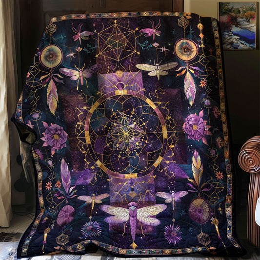 Dragonfly WJ2406007CL Quilt Blanket