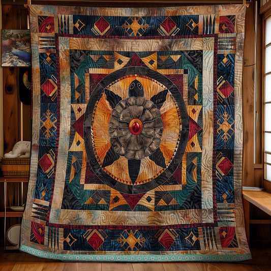 Native Turtle WN1709027CL Quilt Blanket