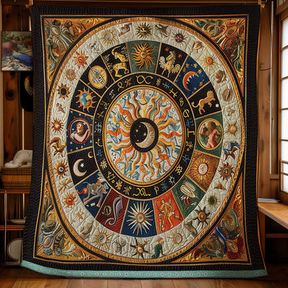 Native Zodiac Cosmos WN1709044CL Quilt Blanket