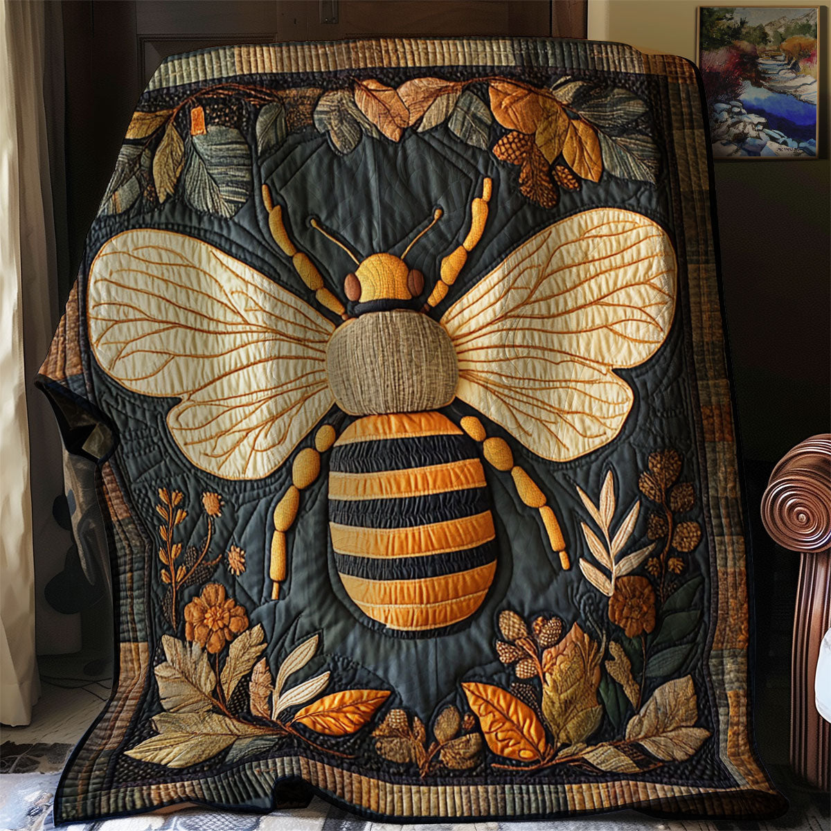 Queen Bee WJ0702024CL Quilt Blanket