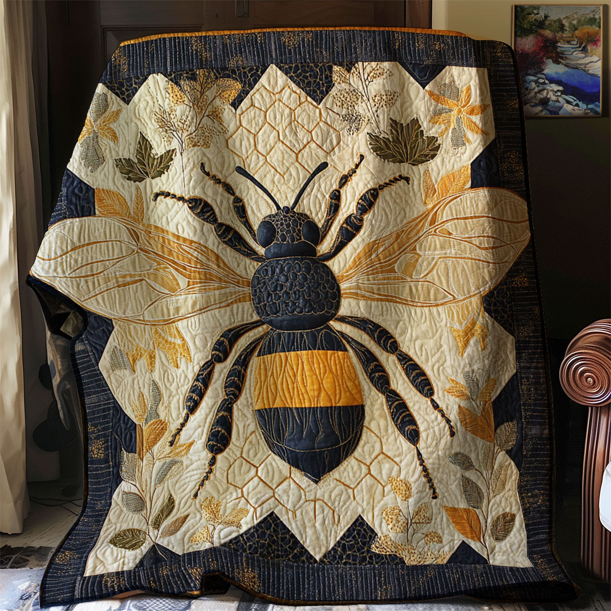 Queen Bee WJ0802035CL Quilt Blanket