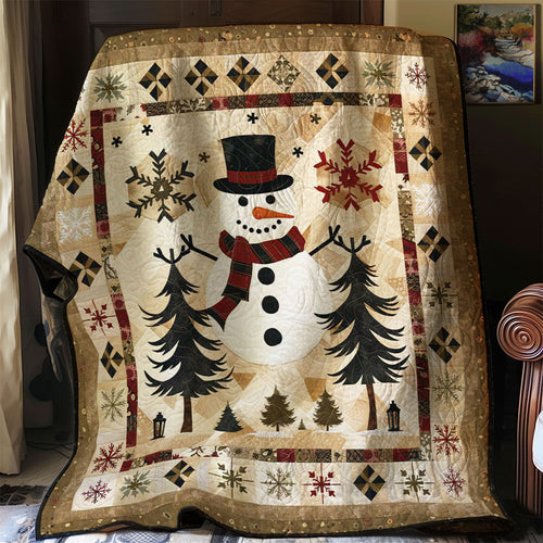 Snowman WJ1107017CL Quilt Blanket
