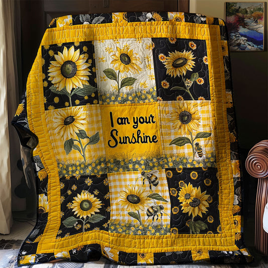 Sunflower Shine WJ2103033CL Quilt Blanket