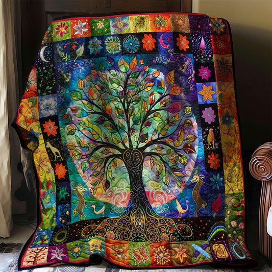 Tree Of Life WJ0306002CL Quilt Blanket