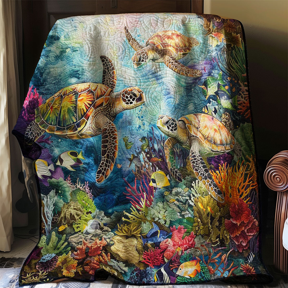 Turtle WJ0306017CL Quilt Blanket