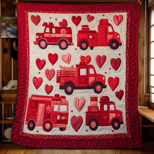 Firefighter WU1401048CL Quilt Blanket