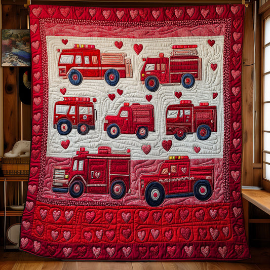 Firefighter WU1401050CL Quilt Blanket