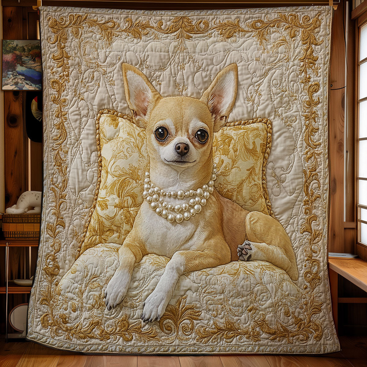 Royal Chihuahua WU0502040CL Quilt Blanket