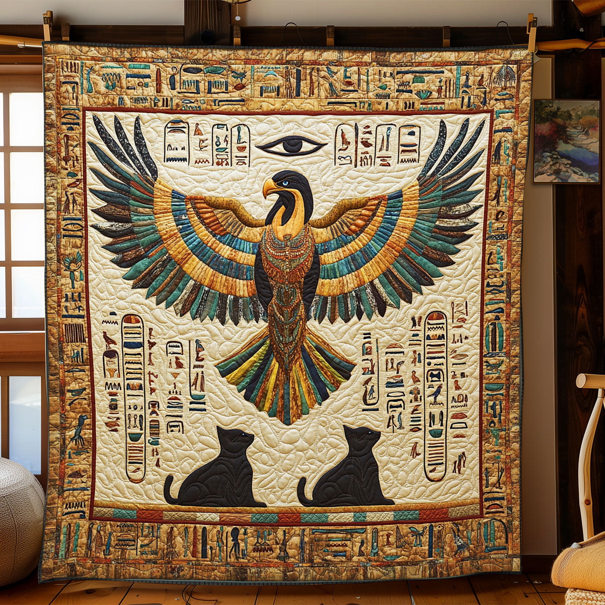 Ancient Egyptian Mythology WJ2003003CL Quilt Blanket