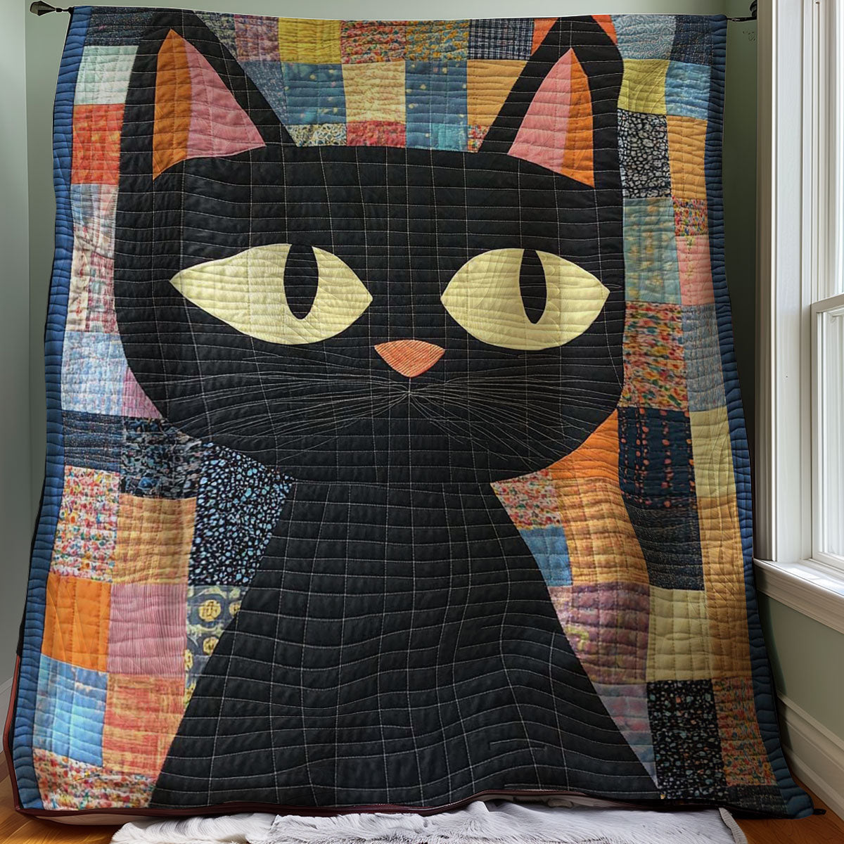 Black Cat WJ0808005CL Quilt Blanket
