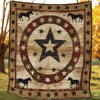 Cowboy Inspired Star WJ0107007CL Quilt Blanket