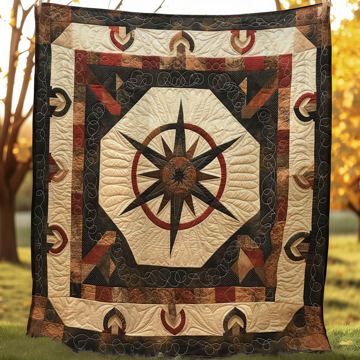 Cowboy Star WJ1107003CL Quilt Blanket