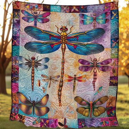 Dragonfly WJ2206011CL Quilt Blanket