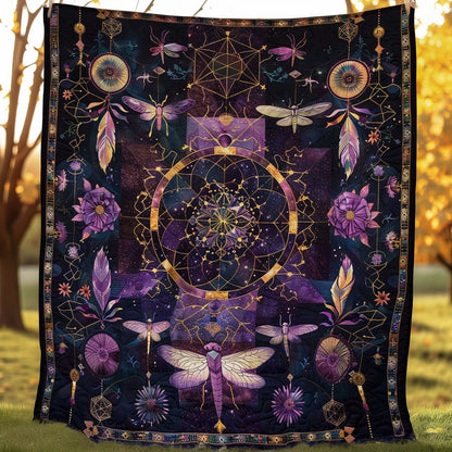 Dragonfly WJ2406007CL Quilt Blanket