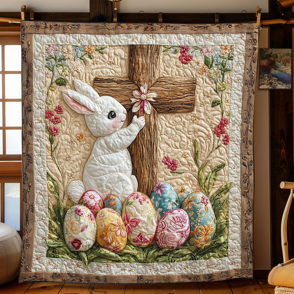 Easter Blessing WJ1302009CL Quilt Blanket