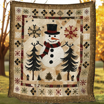 Snowman WJ1107017CL Quilt Blanket