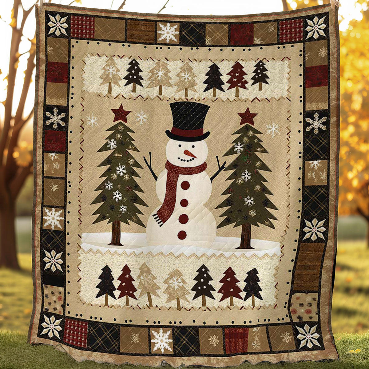 Snowman WJ1607020CL Quilt Blanket