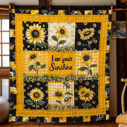 Sunflower Shine WJ2103033CL Quilt Blanket