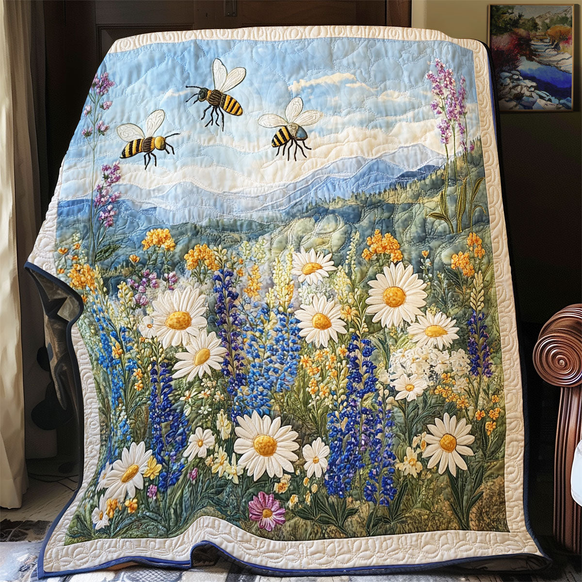 Bee And Spring WU1203097CL Quilt Blanket