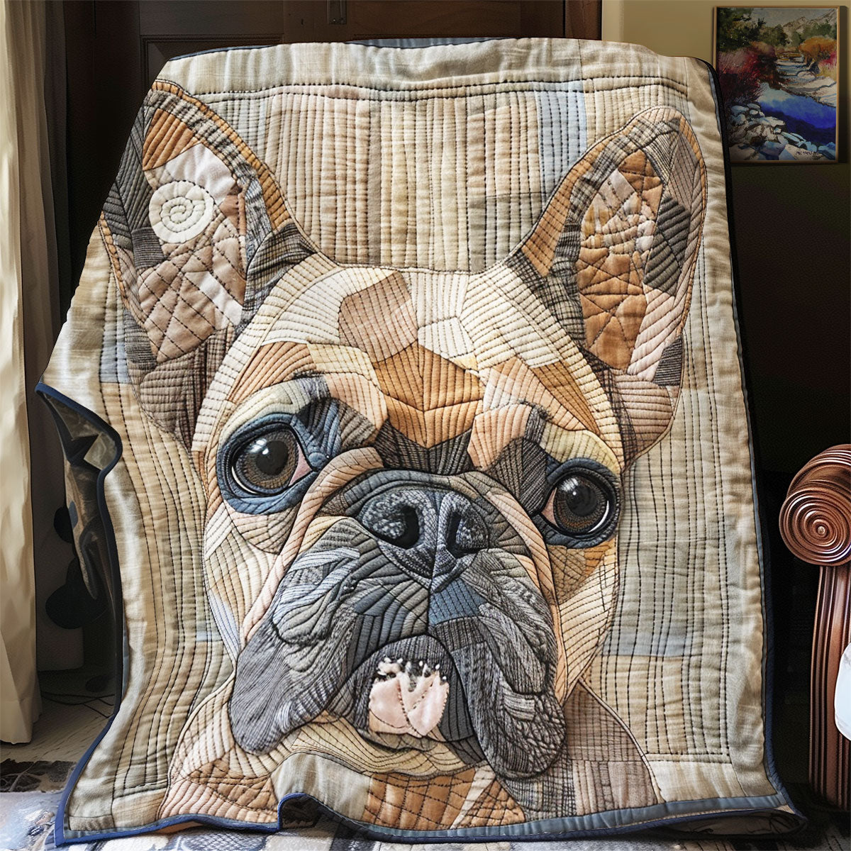 Bulldog WU0201011CL Quilt Blanket