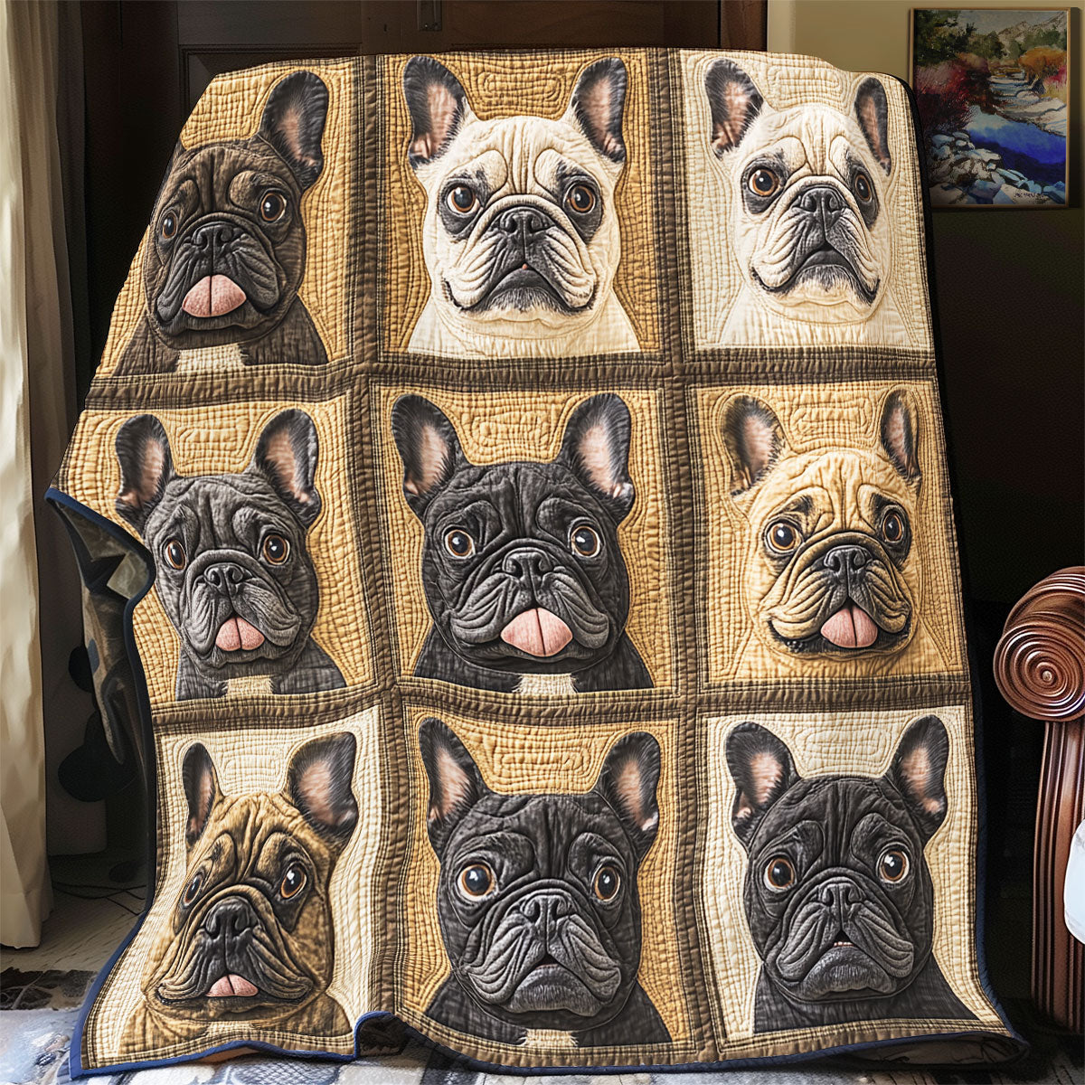 Bulldog WU1102019CL Quilt Blanket