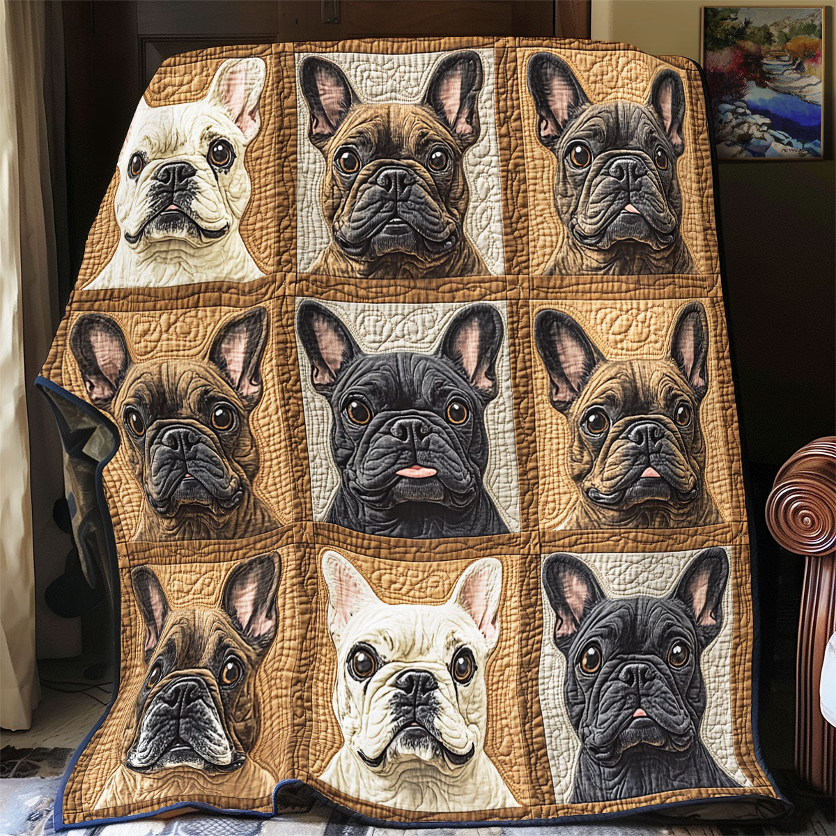 Bulldog WU1102021CL Quilt Blanket