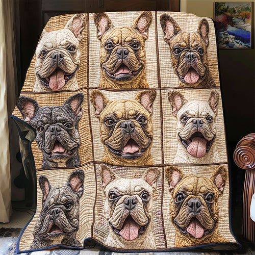 Bulldog WU1102023CL Quilt Blanket