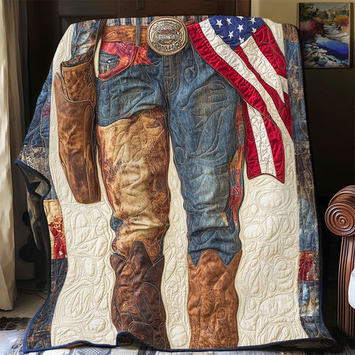 Cowboy Wild Life WU2512011CL Quilt Blanket