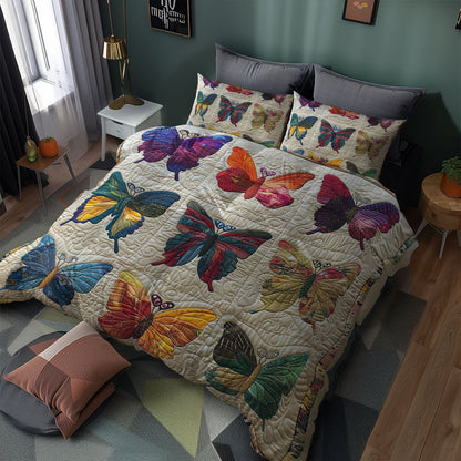 Butterflies WJ1106021CL Quilted Bedding Set
