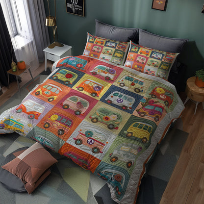 Camper Van WJ1106023CL Quilted Bedding Set