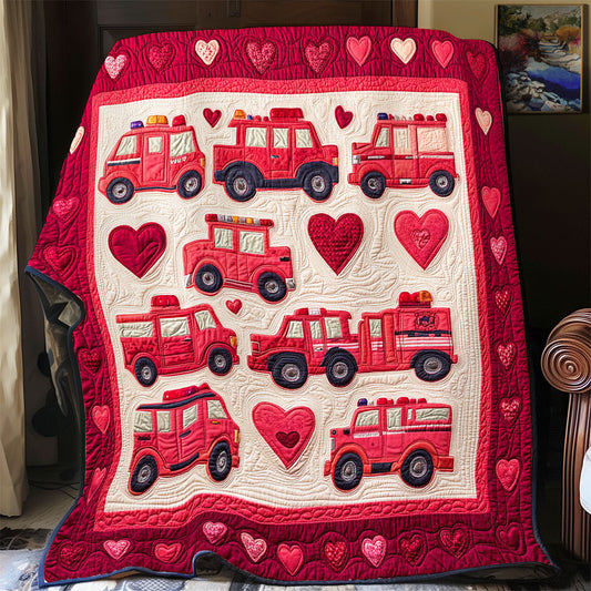 Firefighter WU1401049CL Quilt Blanket