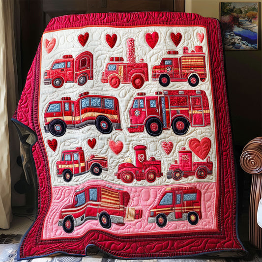 Firefighter WU1401051CL Quilt Blanket