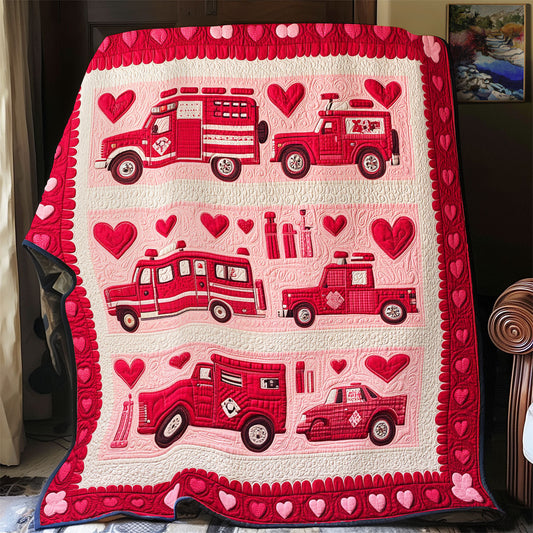 Firefighter WU1401057CL Quilt Blanket