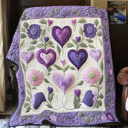 Purple Heart WU1401038CL Quilt Blanket