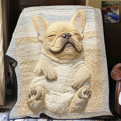 Sleeping Bulldog WU1601056CL Quilt Blanket
