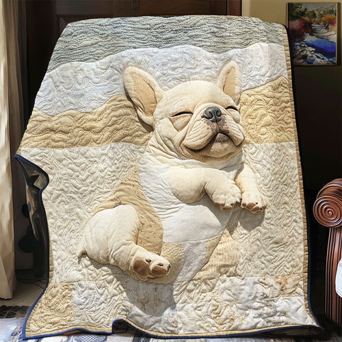 Sleeping Bulldog WU1601057CL Quilt Blanket