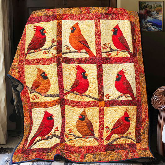 Vintage Cardinal WU2512010CL Quilt Blanket