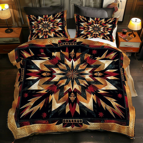 Native American XR1705009CL Quilted Bedding Set