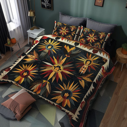 Native American XR1605009CL Quilted Bedding Set