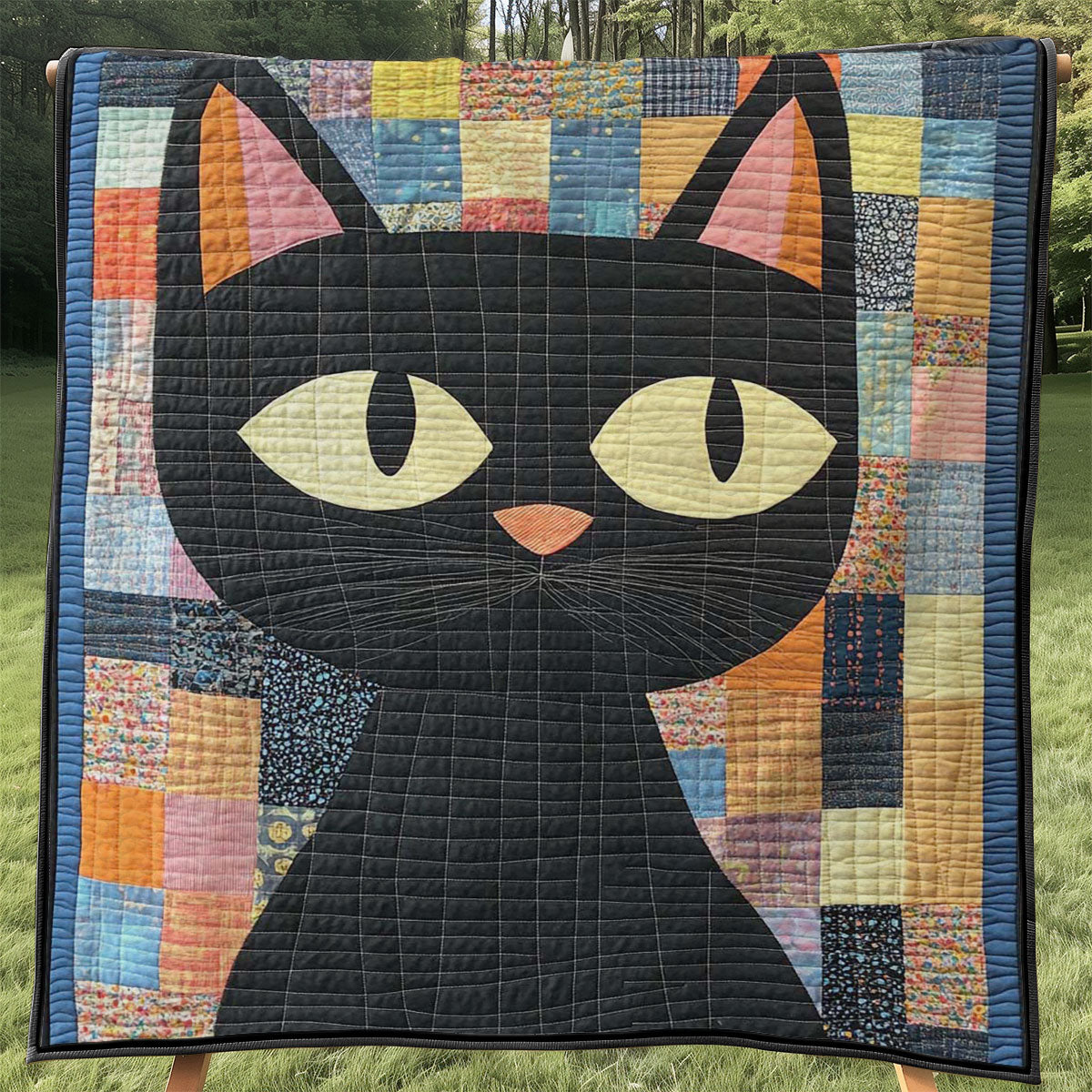Black Cat WJ0808005CL Quilt Blanket