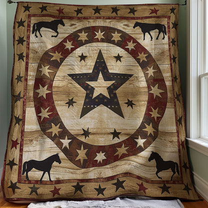 Cowboy Inspired Star WJ0107007CL Quilt Blanket