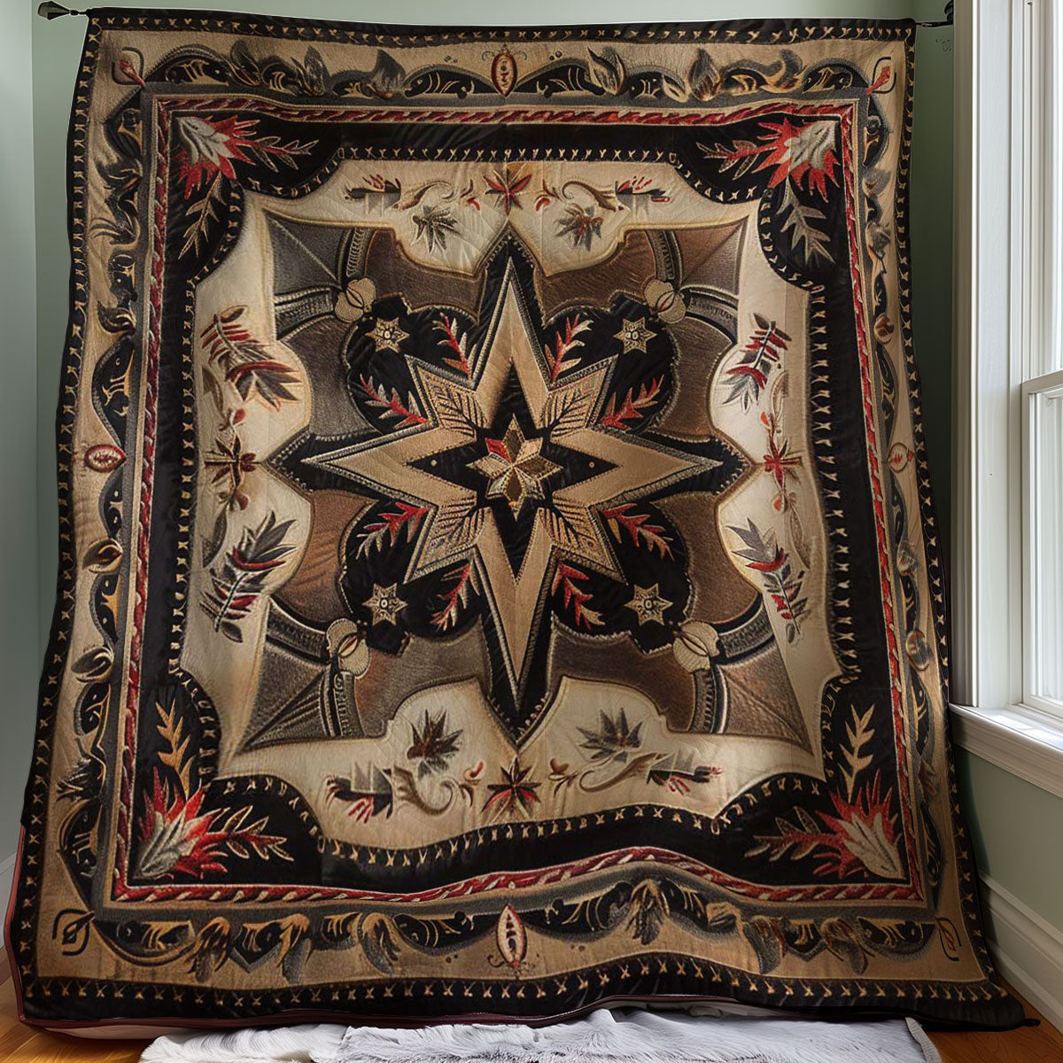 Cowboy Inspired Star WJ1007006CL Quilt Blanket
