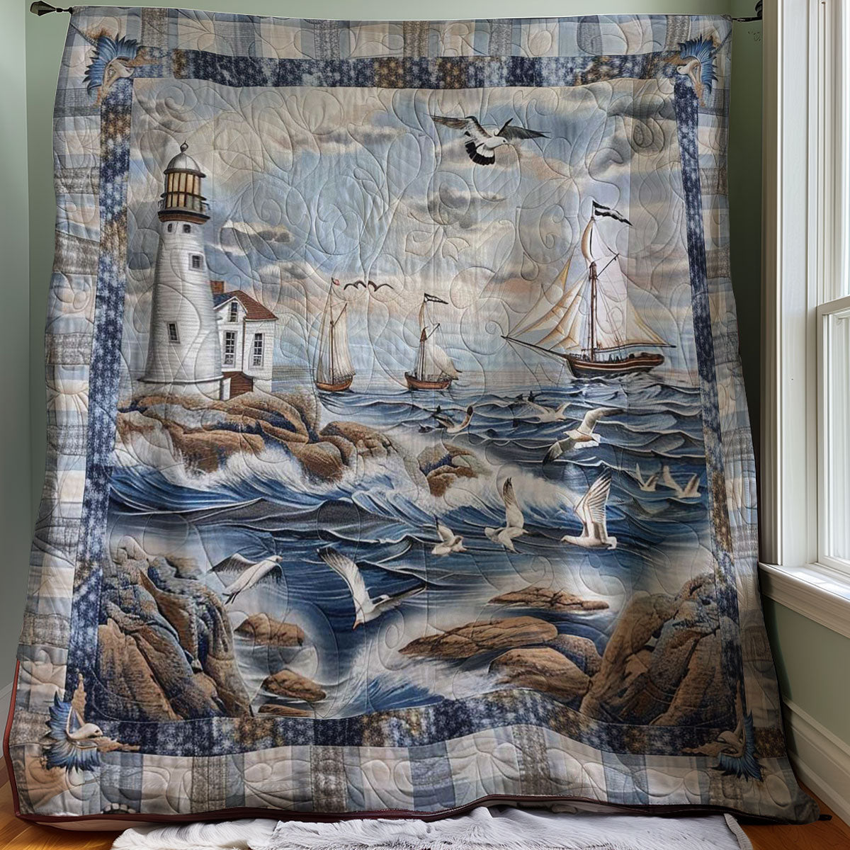 Lighthouse WJ2407023CL Quilt Blanket