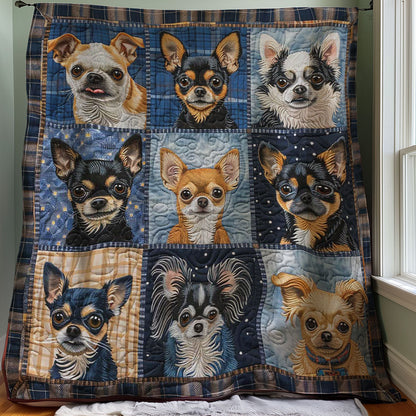 Little Chihuahua WJ2207032CL Quilt Blanket