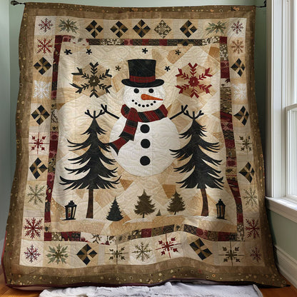 Snowman WJ1107017CL Quilt Blanket