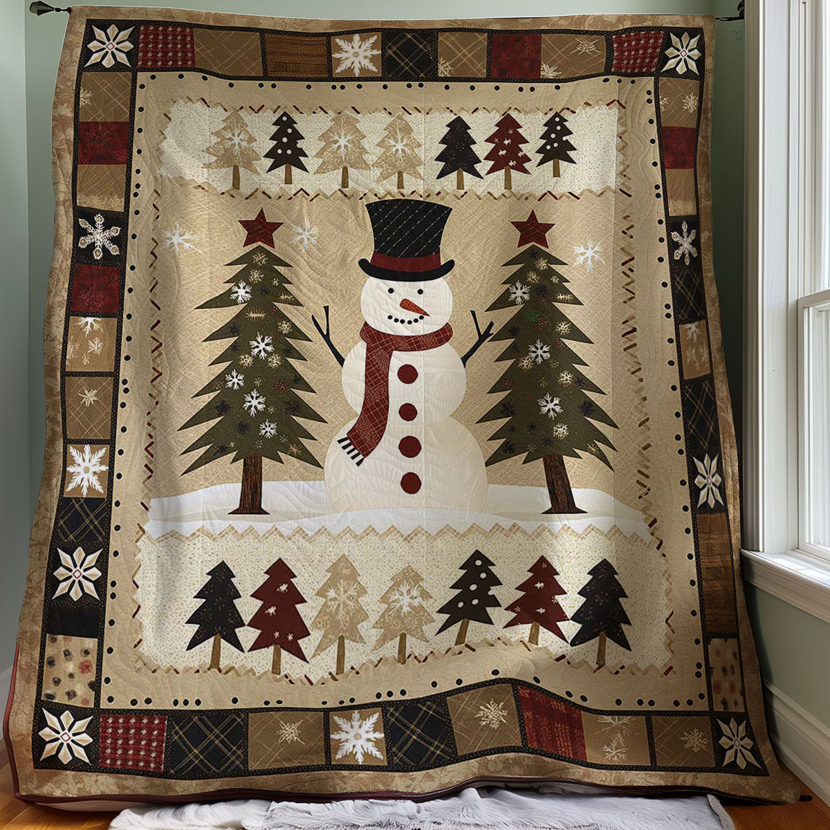 Snowman WJ1607020CL Quilt Blanket
