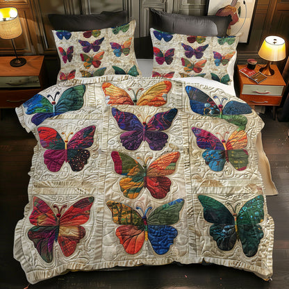 Butterflies WJ1106022CL Quilted Bedding Set